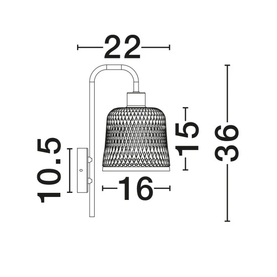 Seinavalgusti Intra 9001088 - Valgustus Luminance'ilt