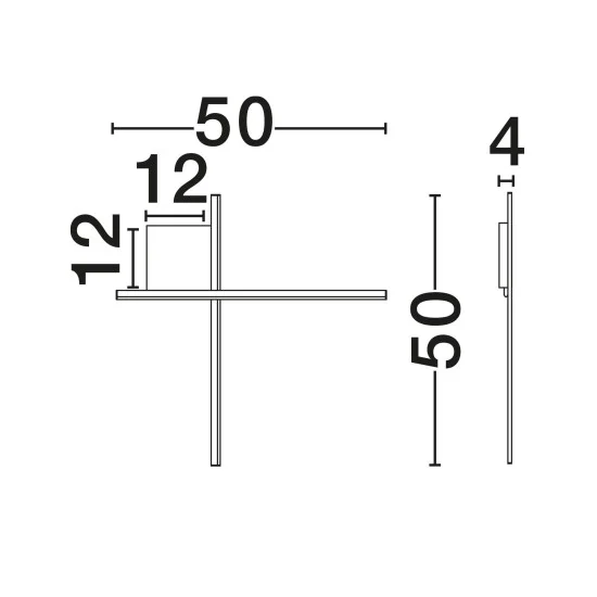 Seinavalgusti Cross 9006085 - Valgustus Luminance'ilt