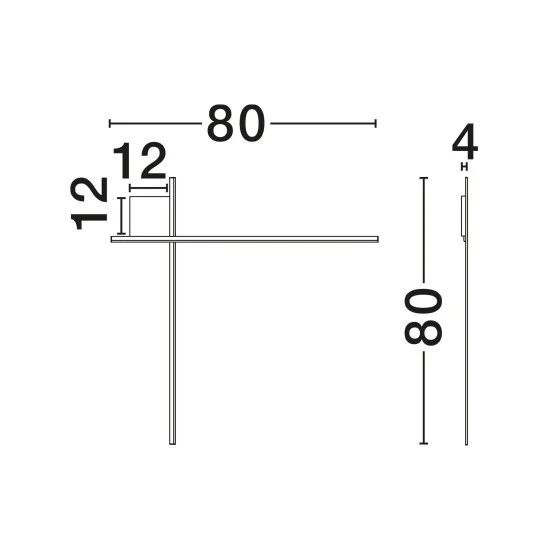 Seinavalgusti Cross 9006086 - Valgustus Luminance'ilt