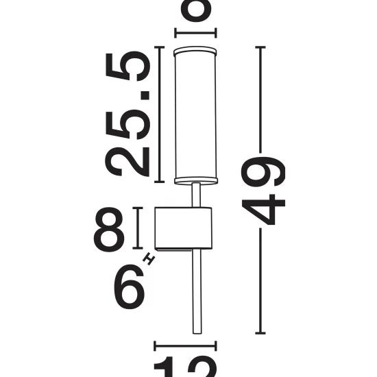 Seinavalgusti Nolia 9019820 - Valgustus Luminance'ilt