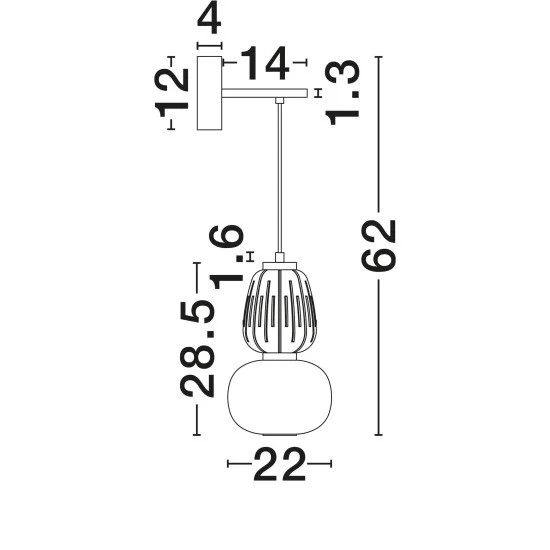 Seinavalgusti Movil 9030540 - Valgustus Luminance'ilt