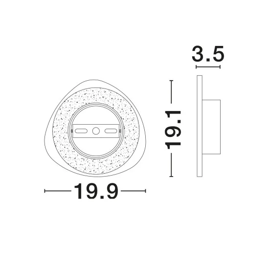 Seinavalgusti Atena 9030738 - Valgustus Luminance'ilt