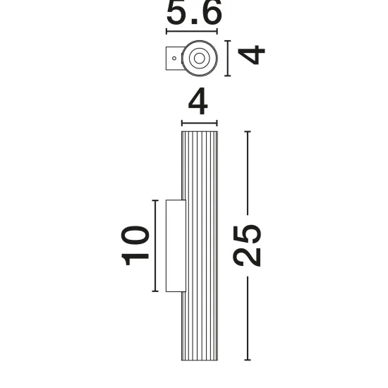 Seinavalgusti Riveta 9060306 - Valgustus Luminance'ilt