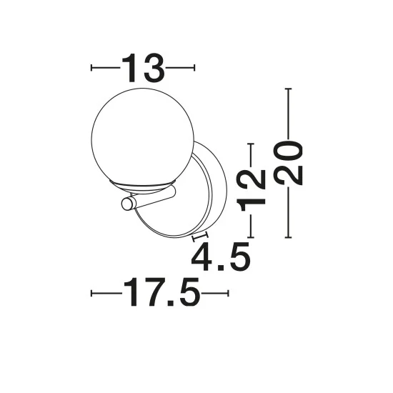 Seinavalgusti Nuvole 9061439 - Valgustus Luminance'ilt