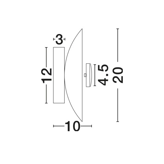 Seinavalgusti Velina 9070633 - Valgustus Luminance'ilt