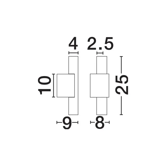 Seinavalgusti Glovia 9088203 - Valgustus Luminance'ilt