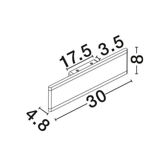 Seinavalgusti Line 9115908 - Valgustus Luminance'ilt