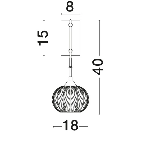Seinavalgusti Vario 9191545 - Valgustus Luminance'ilt