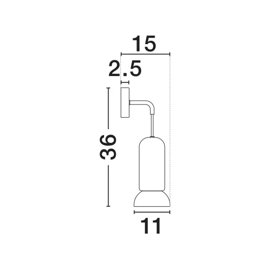 Seinavalgusti Parlo 9236220 - Valgustus Luminance'ilt
