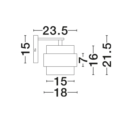 Seinavalgusti Sianna 9236385 - Valgustus Luminance'ilt