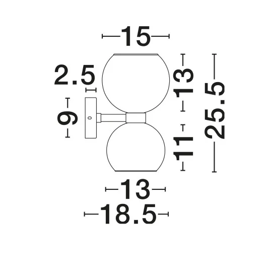 Seinavalgusti Palmer 9241120 - Valgustus Luminance'ilt
