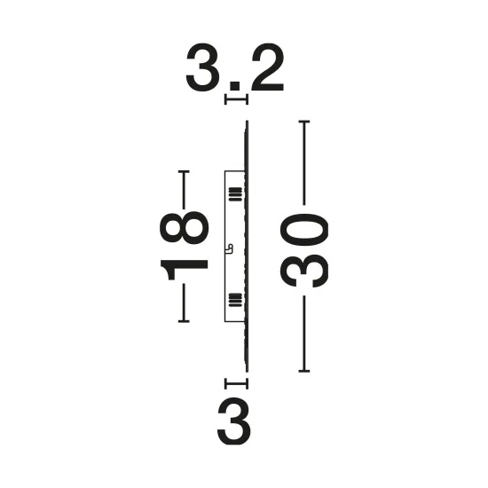 Seinavalgusti Cyrcle 9248152 - Valgustus Luminance'ilt