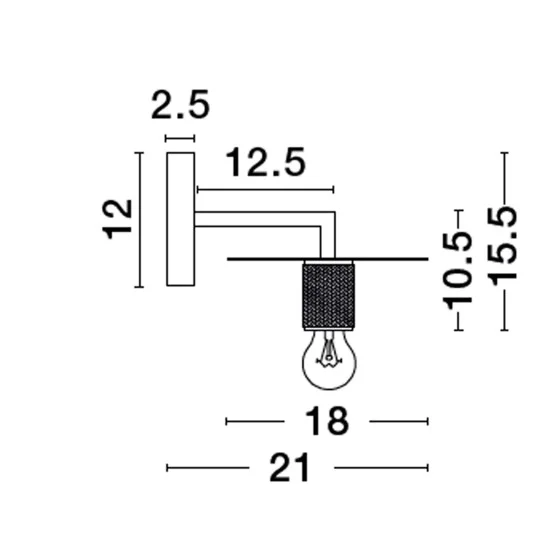 Seinavalgusti Royal 9501232 - Valgustus Luminance'ilt