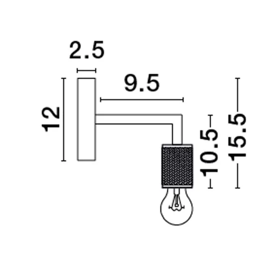 Seinavalgusti Royal 9501233 - Valgustus Luminance'ilt