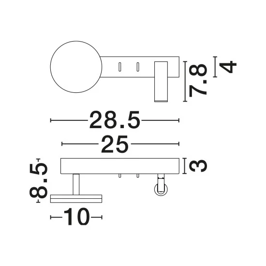 Seinavalgusti Noima 9540257 - Valgustus Luminance'ilt