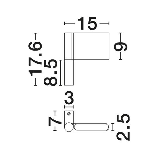 Seinavalgusti Flusso 9540277 - Valgustus Luminance'ilt
