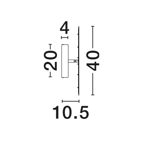 Seinavalgusti Alida 9580602 - Valgustus Luminance'ilt