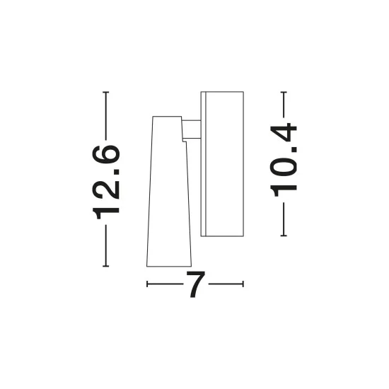Seinavalgusti Tico 9695148 - Valgustus Luminance'ilt