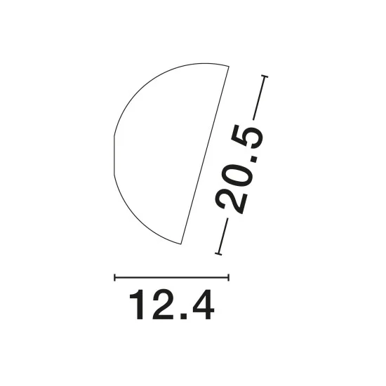 Seinavalgusti Onia 9695317 - Valgustus Luminance'ilt
