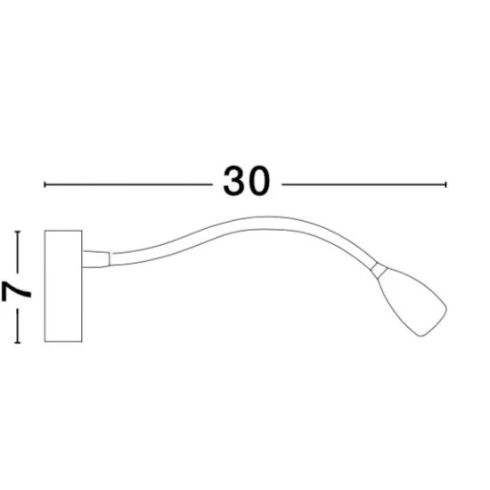 Seinavalgusti Flex 9701613 - Valgustus Luminance'ilt