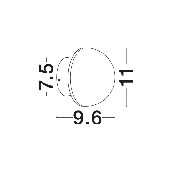 Seinavalgusti Netune 9831051 - Valgustus Luminance'ilt