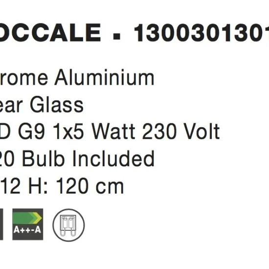 Rippvalgusti Boccale 1300301301 - Valgustus Luminance'ilt