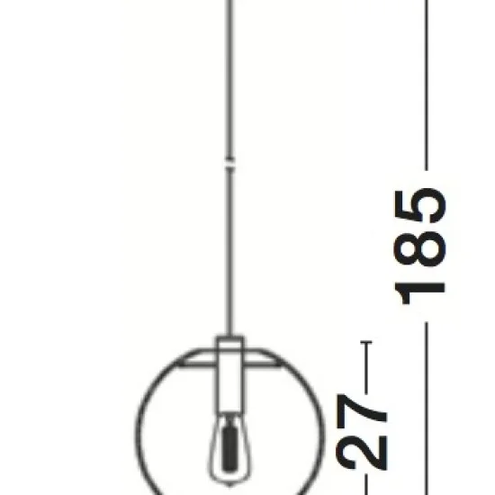 Rippvalgusti Ovvio 42108001 - Valgustus Luminance'ilt