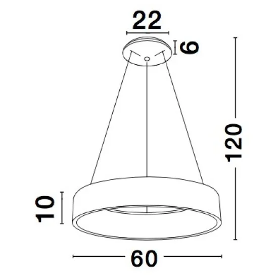 Rippvalgusti Rando 6167205 - Valgustus Luminance'ilt