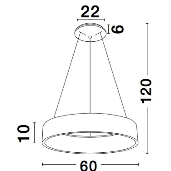 Rippvalgusti Rando 6167220 - Valgustus Luminance'ilt