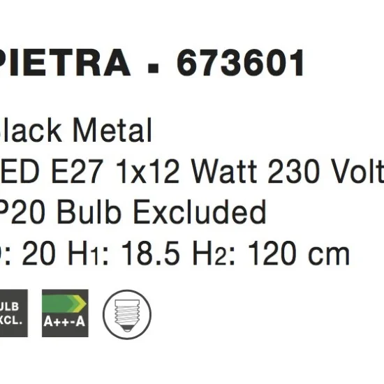 Подвесной светильник Pietra 673601 - Освещение от Luminance