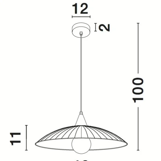 Rippvalgusti Shell 7326501 - Valgustus Luminance'ilt