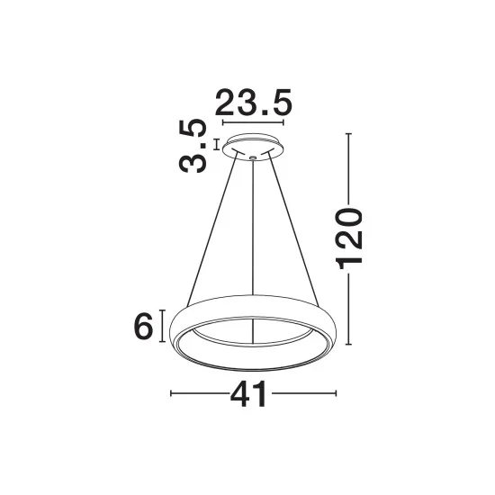 Rippvalgusti Albi 8105618 - Valgustus Luminance'ilt