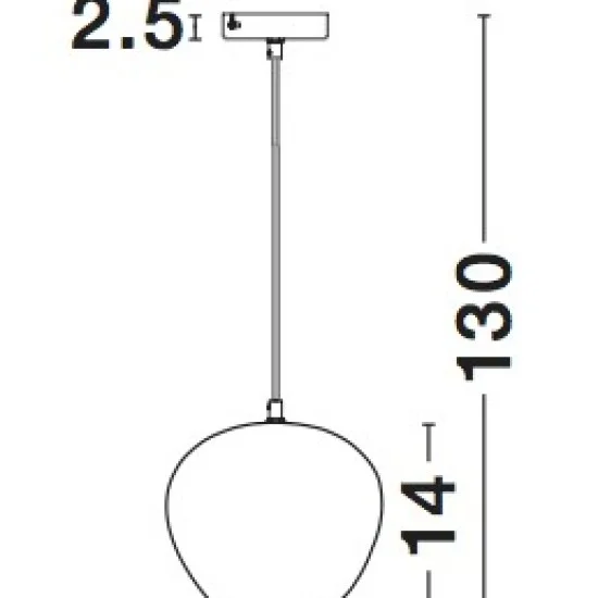 Rippvalgusti Cedro 8436403 - Valgustus Luminance'ilt