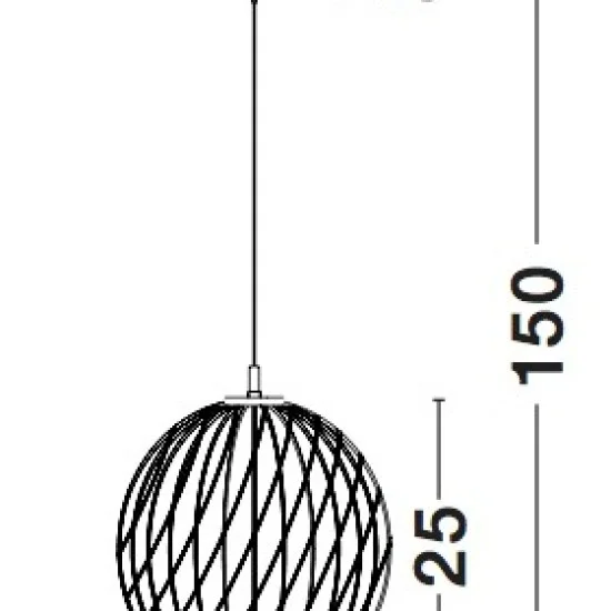 Rippvalgusti Eriberto 8436421 - Valgustus Luminance'ilt