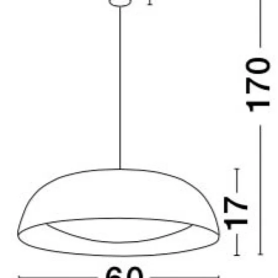 Rippvalgusti Landon 86009 - Valgustus Luminance'ilt