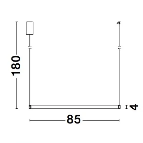 Rippvalgusti Orlando 86016802 - Valgustus Luminance'ilt
