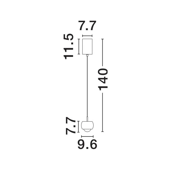 Rippvalgusti Conga 9002067 - Valgustus Luminance'ilt
