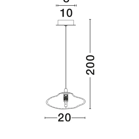 Rippvalgusti King 9006046 - Valgustus Luminance'ilt
