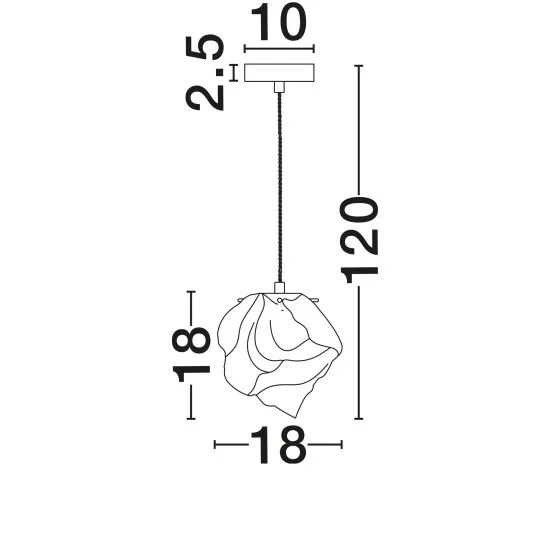 Pendant light Odelle 9009253 - Lighting by Luminance
