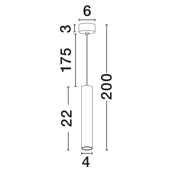 Rippvalgusti Mor 9011462 - Valgustus Luminance'ilt
