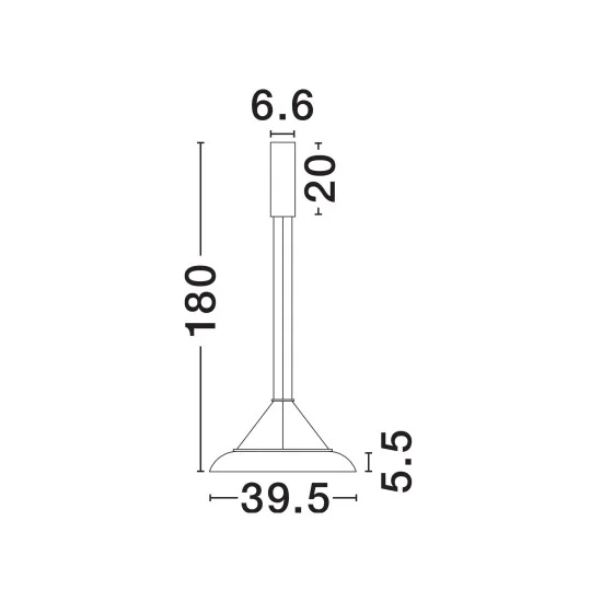 Rippvalgusti Mantle 9030109 - Valgustus Luminance'ilt