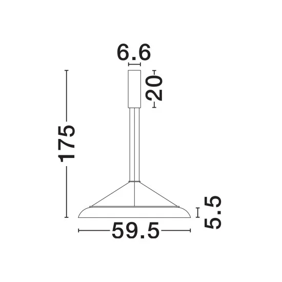Rippvalgusti Mantle 9030110 - Valgustus Luminance'ilt