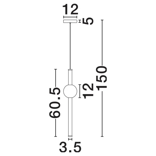 Rippvalgusti Neutron 9054451 - Valgustus Luminance'ilt