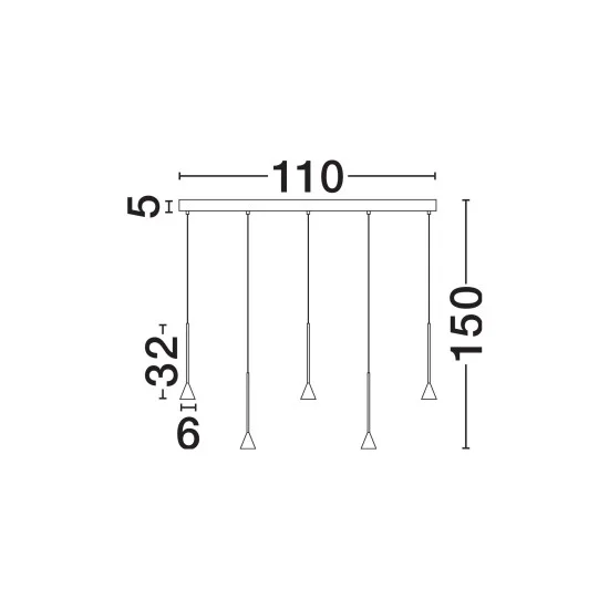 Rippvalgusti Net 9060218 - Valgustus Luminance'ilt