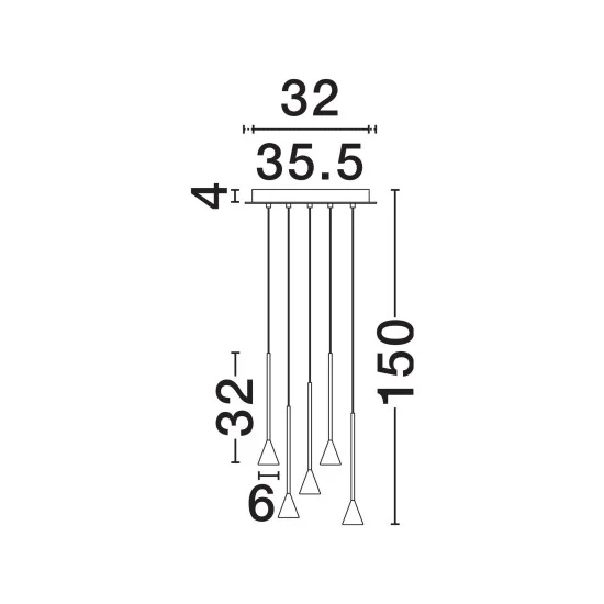 Rippvalgusti Net 9060219 - Valgustus Luminance'ilt