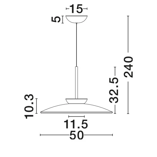 Rippvalgusti Esti 9088127 - Valgustus Luminance'ilt