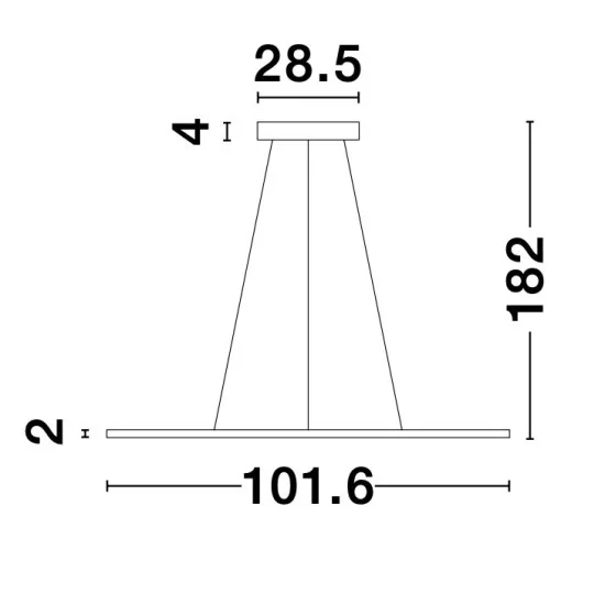 Rippvalgusti Oderick 9100145 - Valgustus Luminance'ilt