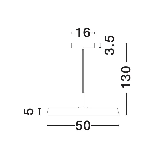 Pendant light Vetro 910622 - Lighting by Luminance