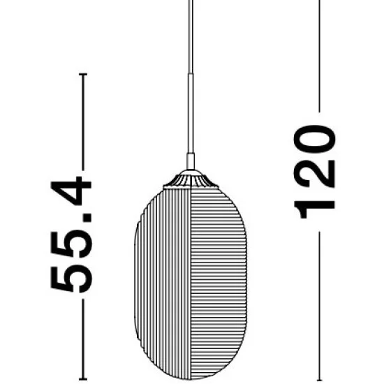 Rippvalgusti Athena 9119111 - Valgustus Luminance'ilt