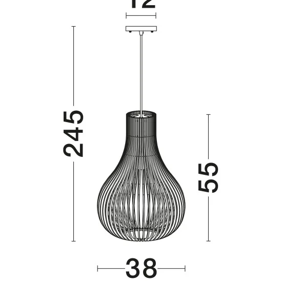 Rippvalgusti Soho 9138061 - Valgustus Luminance'ilt